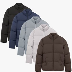 Áo Khoác Phao Biluxury Thiết Kế Chần Bông Ngang 9AKPT525